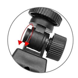 Kẹp chuẩn ốc 1/4 gắn máy ảnh lên ghi đông xe
