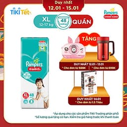 Tã Quần Pampers Giữ Dáng Mới Gói Đại XL48 (48 Miếng)