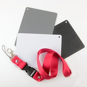 Gray Card - Thẻ cân bằng trắng 3in1 có dây đeo cổ