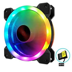 Quạt  tản nhiệt, Fan Case Led RGB Coolmoon K2 - Hàng Chính Hãng