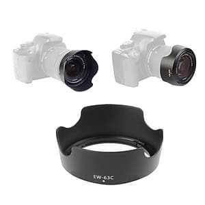 Loa che nắng hood EW-63C cho ống kính Canon EF-S 18-55mm f:3.5-5.6 IS STM
