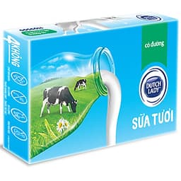 Thùng 48 Hộp Sữa Tươi Tiệt Trùng Dutch Lady Cô Gái Hà Lan Có Đường (48 x 110ml)