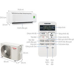 Máy Lạnh Toshiba Inverter 2 HP RAS-H18C2KCVG-V - Chỉ giao tại HCM