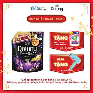 Nước Xả Vải Downy Hương Nước Hoa Huyền Bí (3.5L/ Túi)