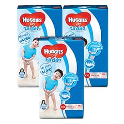 Combo 3 Gói Tã Dán Huggies Dry Gói Cực Đại XXL56 (56 Miếng) - Bao Bì Mới