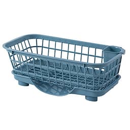 Kệ (rổ) úp chén bát, đĩa và thìa đũa có khay thoát nước khô thoáng, tiện lợi 45X23X13cm - Giao màu ngẫu nhiên