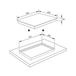 Bếp 3 Gas Âm Malloca AS9503B - Hàng Chính Hãng