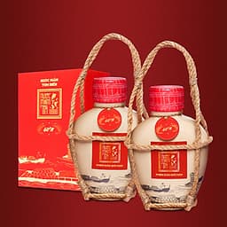 Combo 2 bình gốm nước mắm Tôm Biển 60N