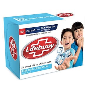 Xà Bông Cục Diệt Khuẩn Lifebuoy Mát Lạnh Sảng Khoái 21126120 (90g)