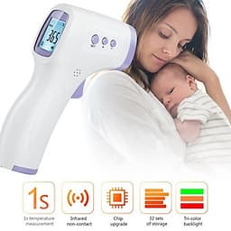 Nhiệt kế đo nhiệt độ không tiếp xúc - Đo nhiệt độ cơ thể, đo nhiệt độ sữa cho bé