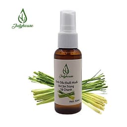 Bộ 2 bình xịt đuổi muỗi và côn trùng tinh dầu sả chanh 50ml/ chai JULYHOUSE