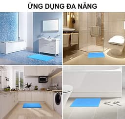 Thảm nhà tắm Royal Ely siêu thấm nước, khô chân nhanh chóng, chống trơn trượt - Hàng chính hãng 