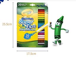 Bộ Bút Lông 20 Màu Cao Cấp CRAYOLA 58-8106
