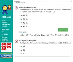 Khóa học HÓA HỌC VÔ CƠ 12 - CƠ BẢN + NÂNG CAO thầy Trần Phương Duy - 09 tháng