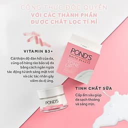 Kem Sữa Dưỡng Trắng Nâng Tông Pond'S White Beauty (50g)
