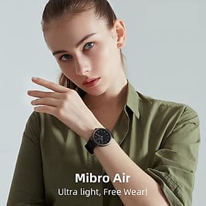 đồng hồ thông minh xiaomi Mibro Air XPAW001 Kết nối Bluetooth 5.0 theo dõi sức khỏe chống nước IP68 hỗ trợ Android iOS hỗ trợ nhiều ngôn ngữ