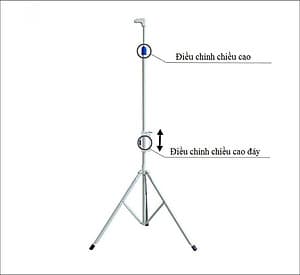 Màn Chiếu 3 Chân Apollo 100 inch - Hàng chính hãng