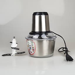 Máy xay thịt, xay cá, thực phẩm cối inox 304 dung tích 1.8L, công suất 350W xay cực nhuyễn