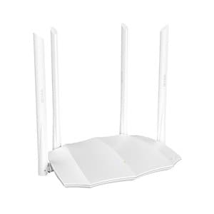Bộ Phát Wifi Chuẩn AC1200 Tenda AC5 Màu Trắng Tặng Cáp Mạng Dây Đồng 8 Sợi Dài 2 mét - Hàng Chính Hãng
