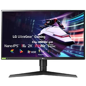 Màn Hình Gaming LG UltraGear 27GL850-B 27 inch WQHD (2560 x 1440) 1ms 144Hz Nano IPS NVIDIA G-Sync FreeSync HDR 10 - Hàng Chính Hãng