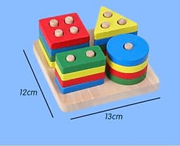 Combo 6 món đồ chơi gỗ an toàn cho bé- phát triển trí tuệ
