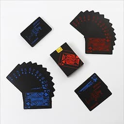 Bộ Bài Tây Poker Nền Đen Cao Cấp Chọn Màu – Bài Tây Nhựa PVC Chống Nước – Chính Hãng miDoctor