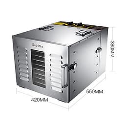 Máy sấy thực phẩm 10 khay bằng inox