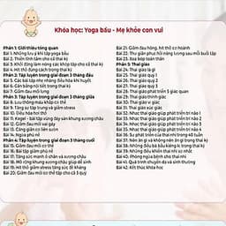  Khóa học YOGA- Yoga bầu- Mẹ khỏe con vui cùng chuyên gia Luna Thái- UNICA.VN