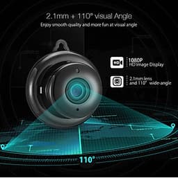 Camera IP Wifi Mini E06-Q2 Full HD 1080P Kết Nối Không Dây Với Điện Thoại AZONE