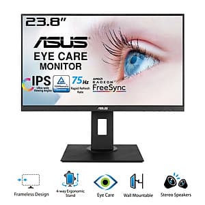 Màn hình Bảo Vệ Mắt ASUS VA24DQLB 23.8 inch Full HD (1920x1080) 75Hz IPS Adaptive-Sync - Hàng Chính Hãng