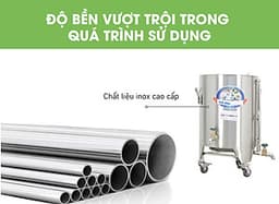Nồi nấu sữa đậu nành công nghiệp 40L - Nấu sữa thơm, không bị đóng cặn