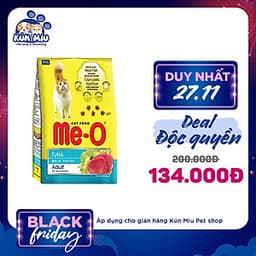 Thức Ăn Cho Mèo Me-O Adult Vị Cá Ngừ (350g)