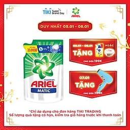 Nước giặt Ariel Đậm Đặc dạng túi 1.4kg