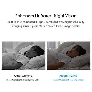 Camera An Ninh Thông Minh Xiaomi Mijia PTZ 2K 3MP Nhìn Được Ban Đêm Toàn Cảnh
