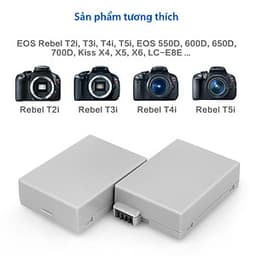 Sạc pin máy ảnh Canon LP-E8 LPE8 sạc pin máy ảnh canon 550D 600D 650D 700D