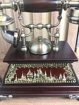 MẪU ĐIỆN THOẠI BÀN TÂN CỔ ĐIỂN  PHÍM DÙNG QUAY TAY (NGHE GỌI  DÙNG SIM DI ĐỘNG)