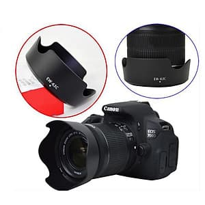 Lens Hood Cho ống Kính Canon 18-55mm STM (Loa che nắng EW-63C)