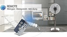 Quạt Đứng cao cấp MITSUBISHI LV16-RV CY-RD  48W, cánh 40cm, có điều chỉnh độ cao Made in Thailand HÀNG CHÍNH HÃNG 