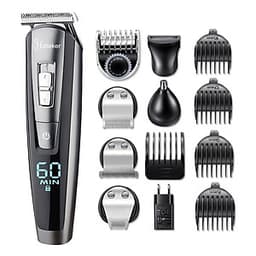 HATTEKER professional hair trimmer waterproof 5 in1hair clipper electric hair cutting machine beard trimer men haircut