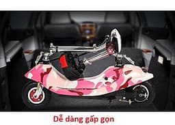 XE ĐIỆN MINI 8 INCH Có Thể Gấp Gọn ( Giao Mầu Ngẫu Nhiên )