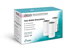 Bộ Phát Wifi Mesh Băng Tần Kép TP-Link Deco E4 AC1200 MU-MIMO (3-pack) - Hàng Chính Hãng