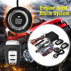 Bộ Chìa Khóa Thông Minh Khởi Động Động Cơ Cho Xe Hơi Đen (9 cái)