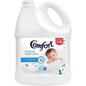Nước Xả Vải Comfort Cho Da Nhạy Cảm 3.8Kg/Chai) - Phù Hợp Với Làn Da Em Bé (Giao mẫu ngẫu nhiên)