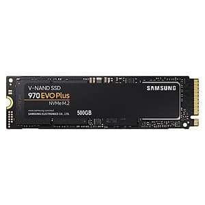 Ổ Cứ́ng SSD Samsung 970 EVO PLUS 500GB NVMe M.2 2280 PCIe NVMe MZ-V7S500BW - Hàng Chính Hãng
