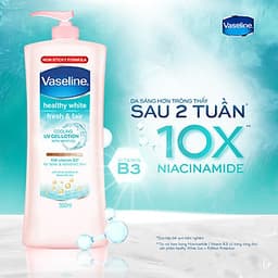 Gel Dưỡng Thể Dịu Mát Trắng Da Vaseline Fresh & Fair 350ml