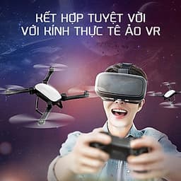 Flycam gấp gọn X9 quay phim chụp ảnh full-HD 1080p pin 1200mAh xem trực tiếp trên điện thoại