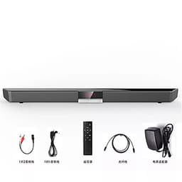 Loa soundbar tivi 3D âm thanh nổi kết nối không dây SR100 PLUS ( hàng nhập khẩu ) có phíc cắm đa năng đi  kèm