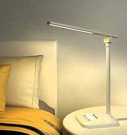 Đèn Bàn Học Đọc Sách, Làm Việc (Học Sinh, Sinh Viên, Văn Phòng) LED Chống Cận, Cảm Ứng Tích Điện Pin 3200mAh eLights TD-618