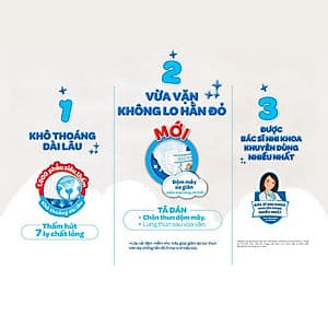 Combo 3 Tã dán HUGGIES DRY JUMBO M76/L68/XL62/XXL56 - Bao bì mới:XXL - Gói 56 miếng