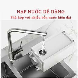 Máy Tạo Ẩm Siêu Âm, Khuếch Tán Tinh Dầu - Di Chuyển Sàn Thế Hệ Mới - Hàng Chính Hãng